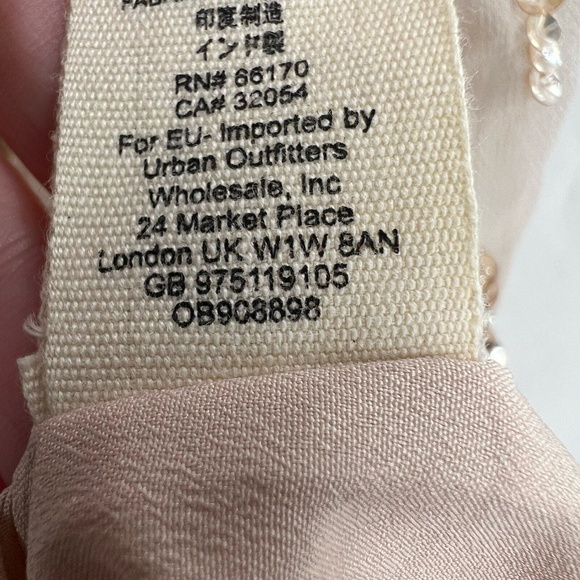 Free People Mini Dress Crystal Clear Sequin Fringe Detail Slip Dress Large - Picture 9 of 10